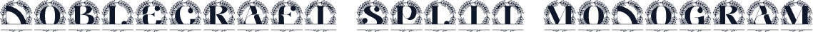 Noblecraft Split Monogram