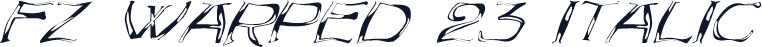 FZ WARPED 23 ITALIC