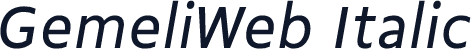 GemeliWeb Italic