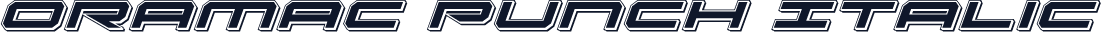 Oramac Punch Italic