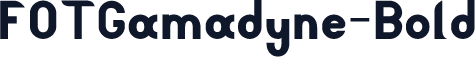 FOTGamadyne-Bold