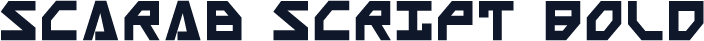 Scarab Script Bold