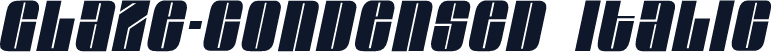 Glaze-Condensed Italic
