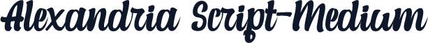 Alexandria Script-Medium