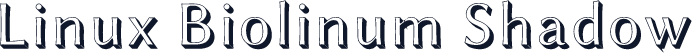 Linux Biolinum Shadow