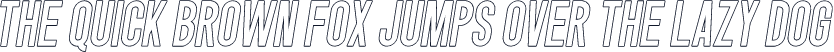 Singo Outline Italic