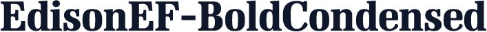EdisonEF-BoldCondensed