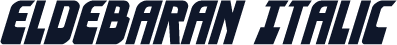 Eldebaran Italic