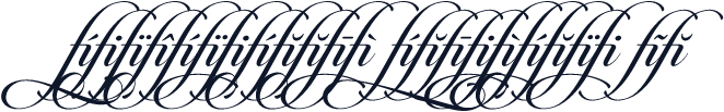 Candlescript Ligatures fi