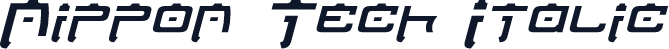 Nippon Tech Italic