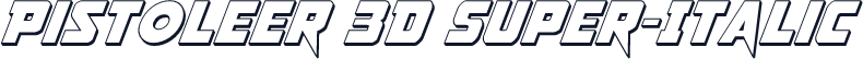 Pistoleer 3D Super-Italic