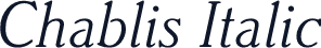 Chablis Italic