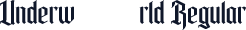 UnderwÃ¶rld Regular
