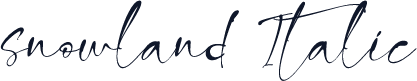 snowland Italic