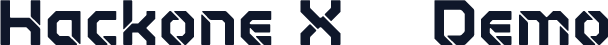 Hackone X02 Demo