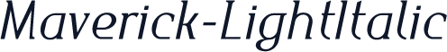 Maverick-LightItalic