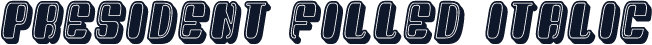President Filled Italic