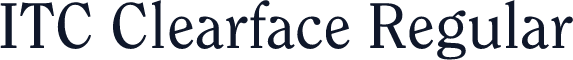 ITC Clearface Regular