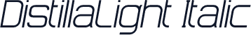 DistillaLight Italic