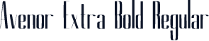 Avenor Extra Bold Regular