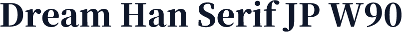 Dream Han Serif JP W90