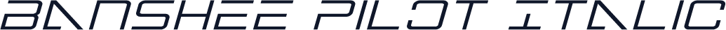 Banshee Pilot Italic