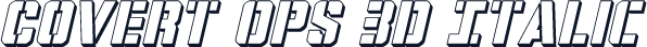 Covert Ops 3D Italic