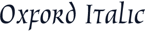 Oxford Italic