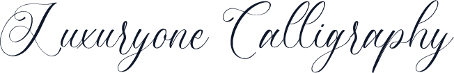 Luxuryone Calligraphy
