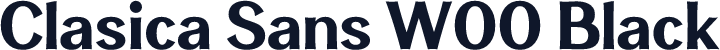 Clasica Sans W00 Black