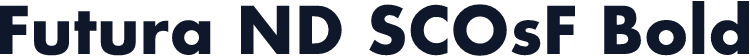 Futura ND SCOsF Bold