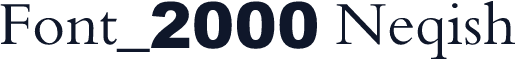 Font_2000 Neqish