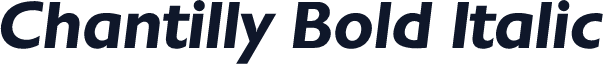 Chantilly Bold Italic