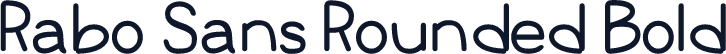 Rabo Sans Rounded Bold