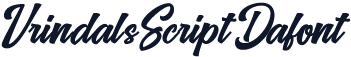 VrindalsScriptDafont