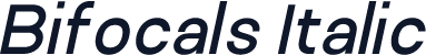 Bifocals Italic