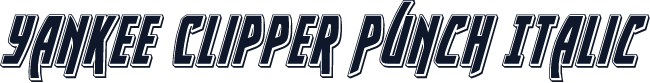 Yankee Clipper Punch Italic