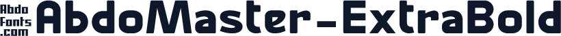 ☞AbdoMaster-ExtraBold
