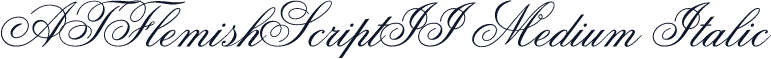 ATFlemishScriptII Medium Italic