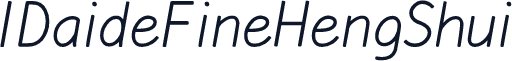 IDaideFineHengShui