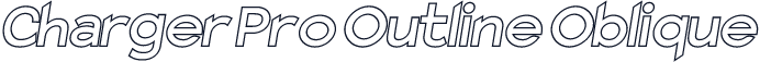 Charger Pro Outline Oblique