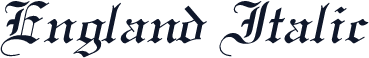 England Italic