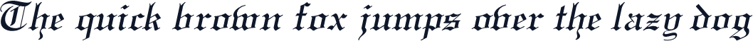 England Italic