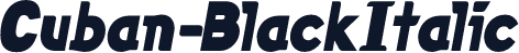 Cuban-BlackItalic