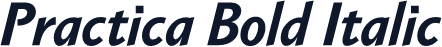 Practica Bold Italic