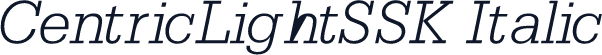 CentricLightSSK Italic