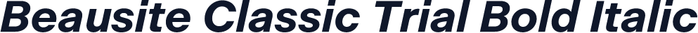 Beausite Classic Trial Bold Italic