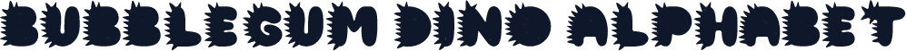 BubbleGum Dino Alphabet