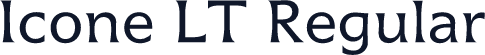 Icone LT Regular