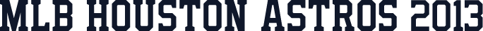 MLB Houston Astros 2013